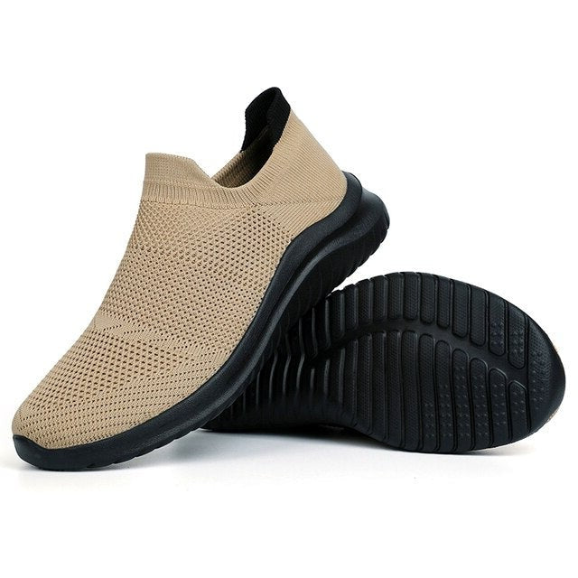 Levoire | Chaussures Pour Hommes Très Confortables À Bout Large Khaki