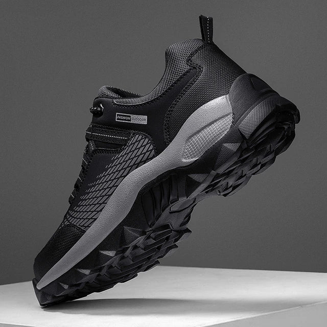 Levoire | Chaussures De Randonnée À Embout Large Pour Hommes Noir