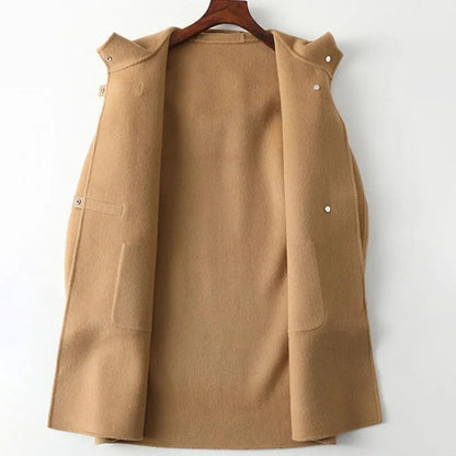 Levoire | Pull En Laine Réversible À Manches Longues Avec Capuche