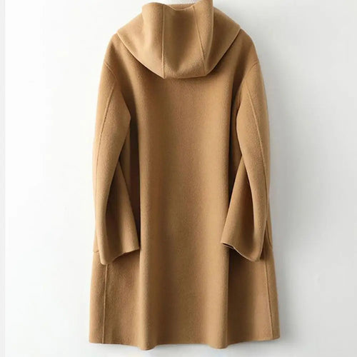 Levoire | Pull En Laine Réversible À Manches Longues Avec Capuche