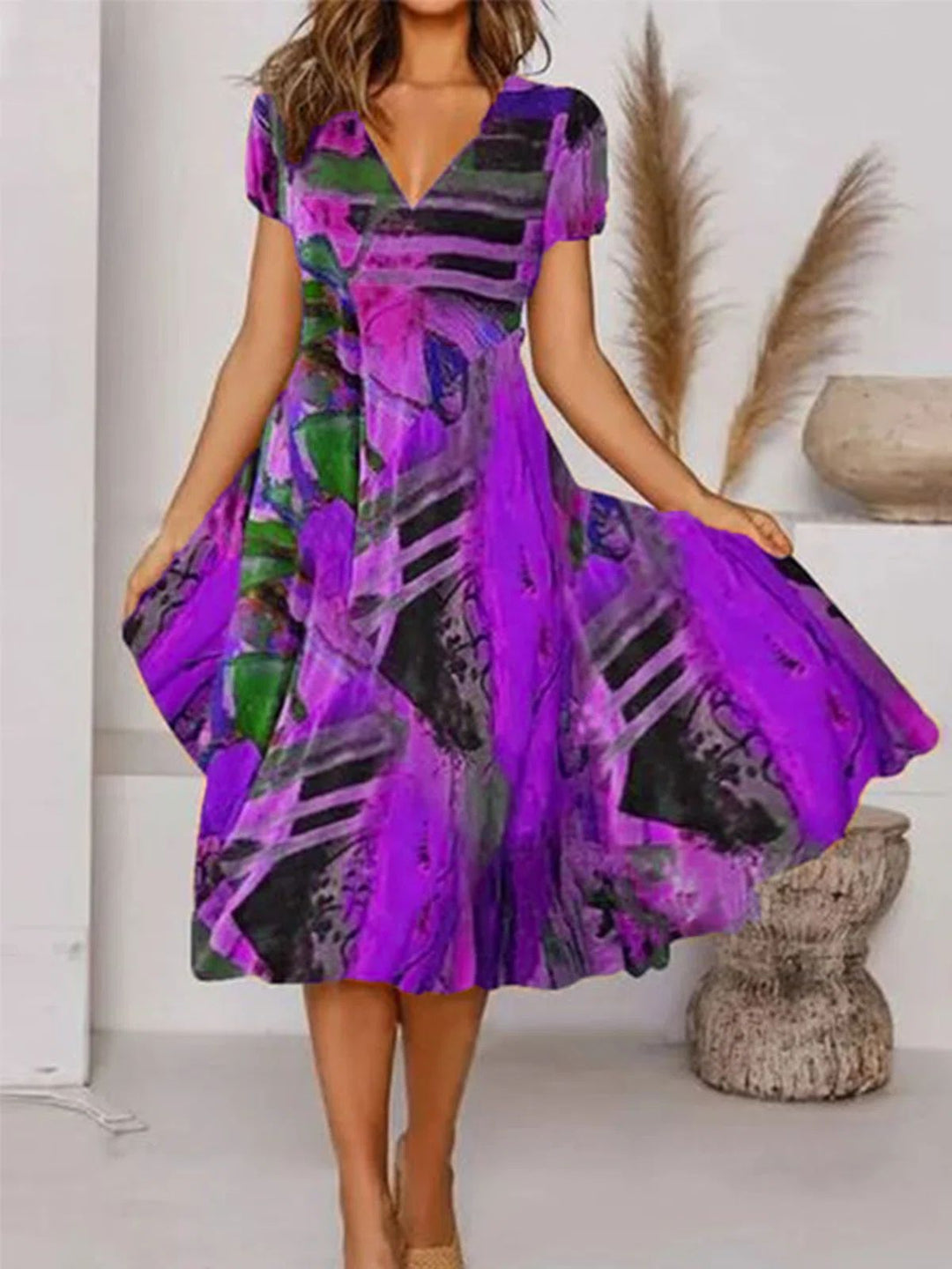 Levoire | Une robe élégante de haute qualité Violet