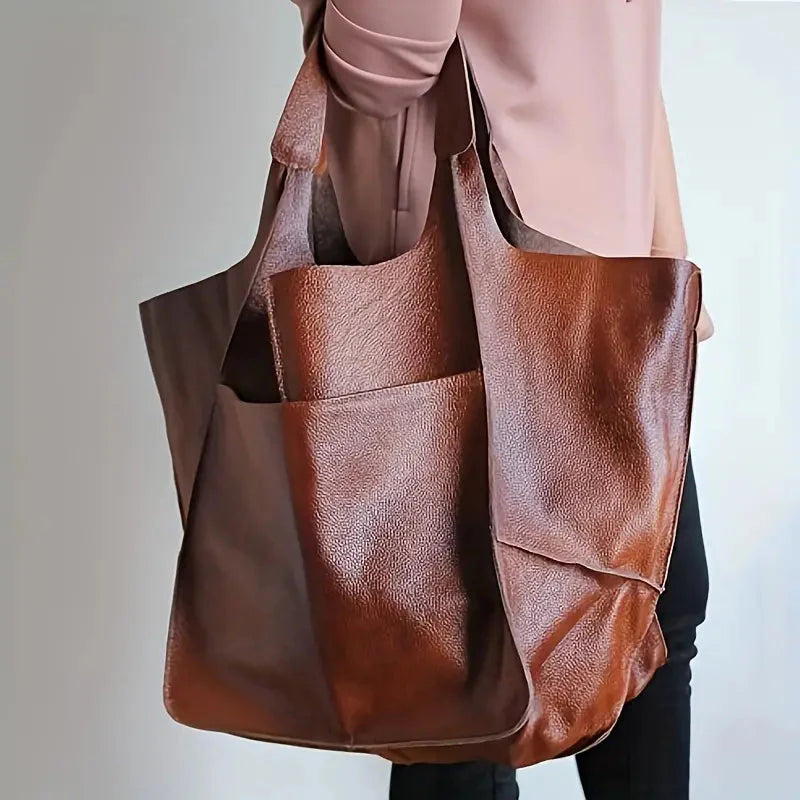 Levoire | Sac À Bandoulière Grand Cuir Pu Doux Tote Bag