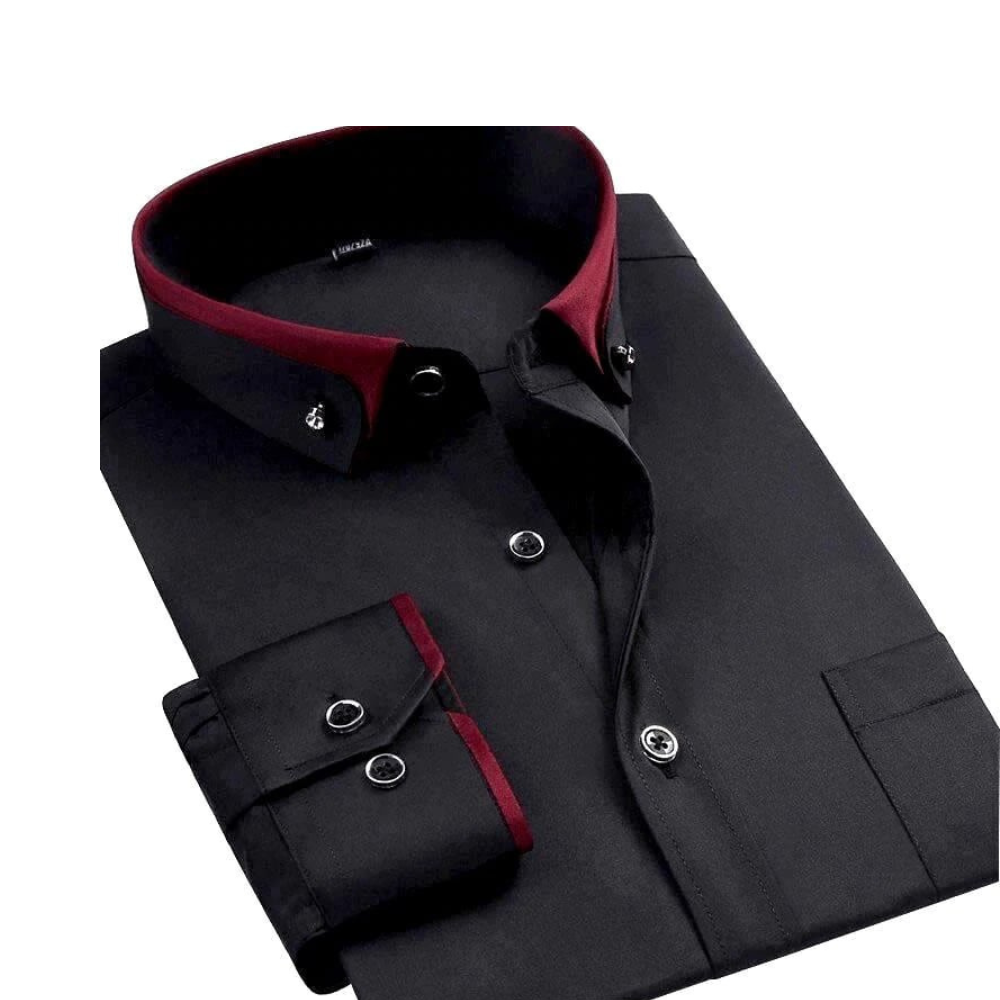 Levoire | Chemise Premium À Manches Longues Noir