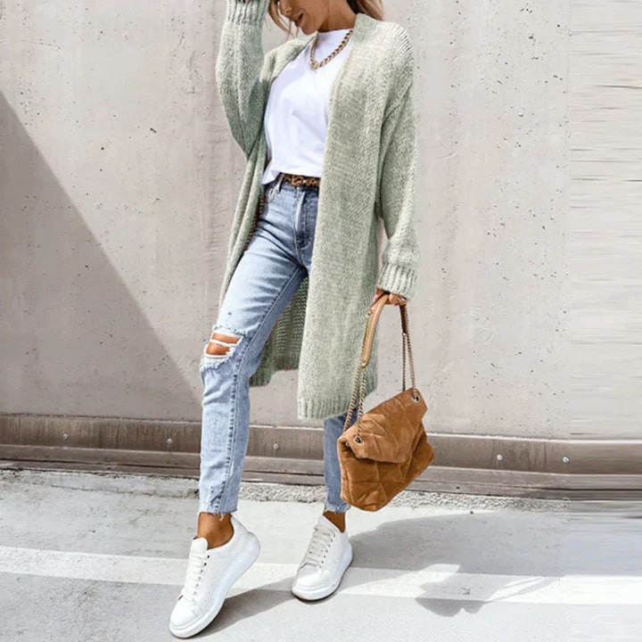 Levoire | Veste En Tricot Élégante Longue