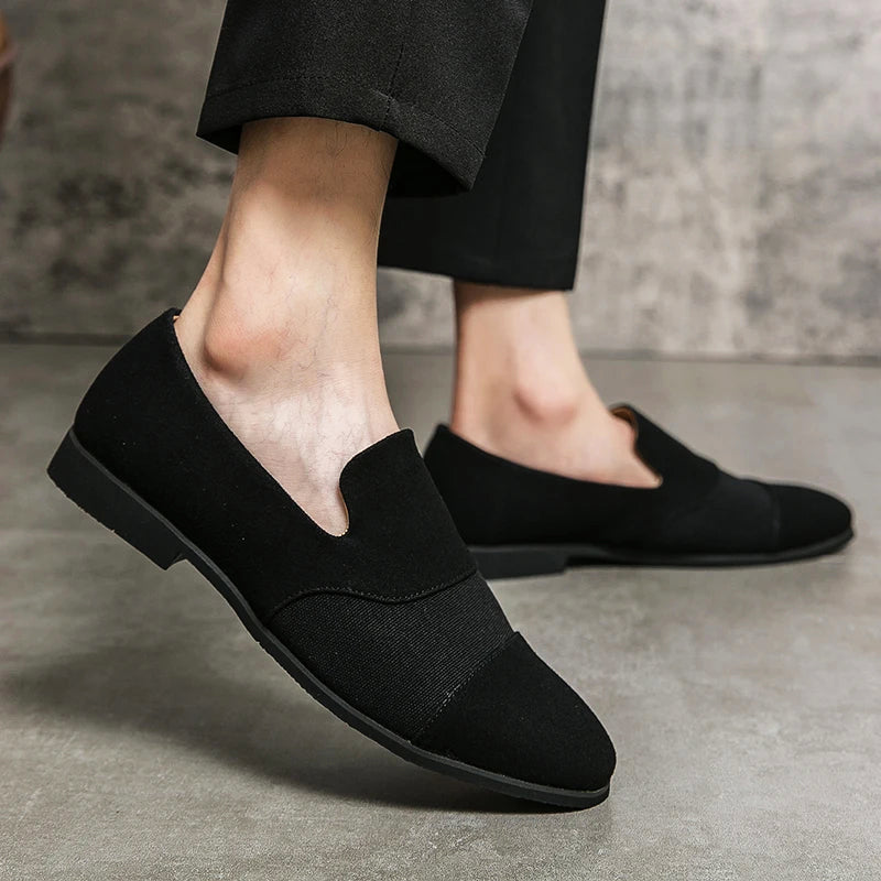 Levoire | Mocassins En Cuir Luxe Pour Hommes Effet Givré