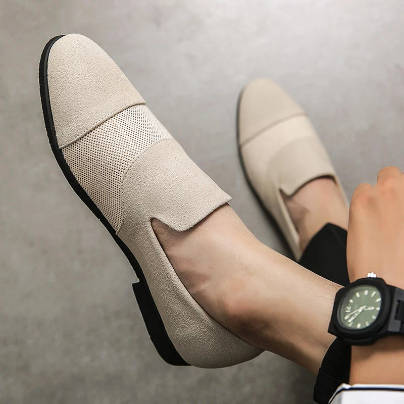 Levoire | Mocassins En Cuir Luxe Pour Hommes Effet Givré