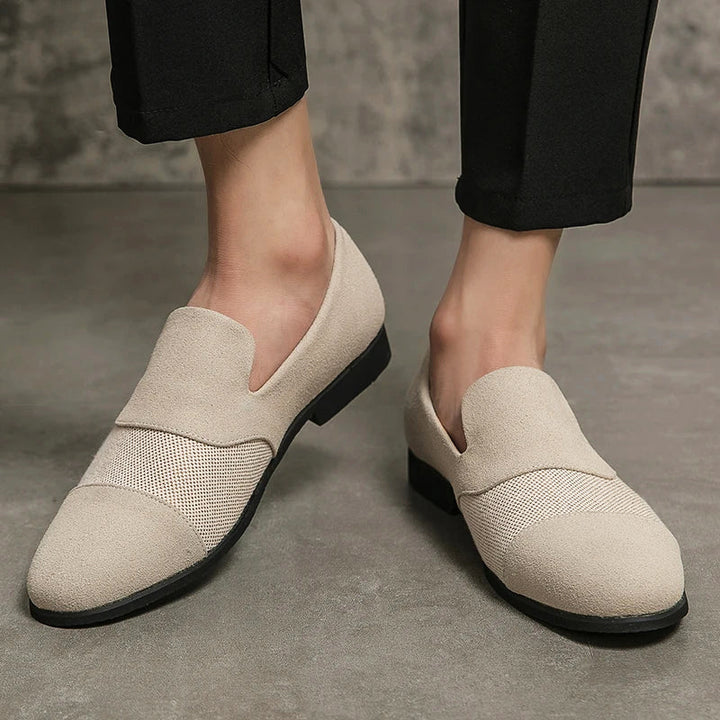 Levoire | Mocassins En Cuir Luxe Pour Hommes Effet Givré