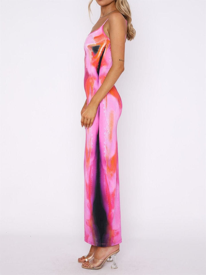 Levoire | Robe Sans Manches Brillante Robe Bodycon Hologramme Robe