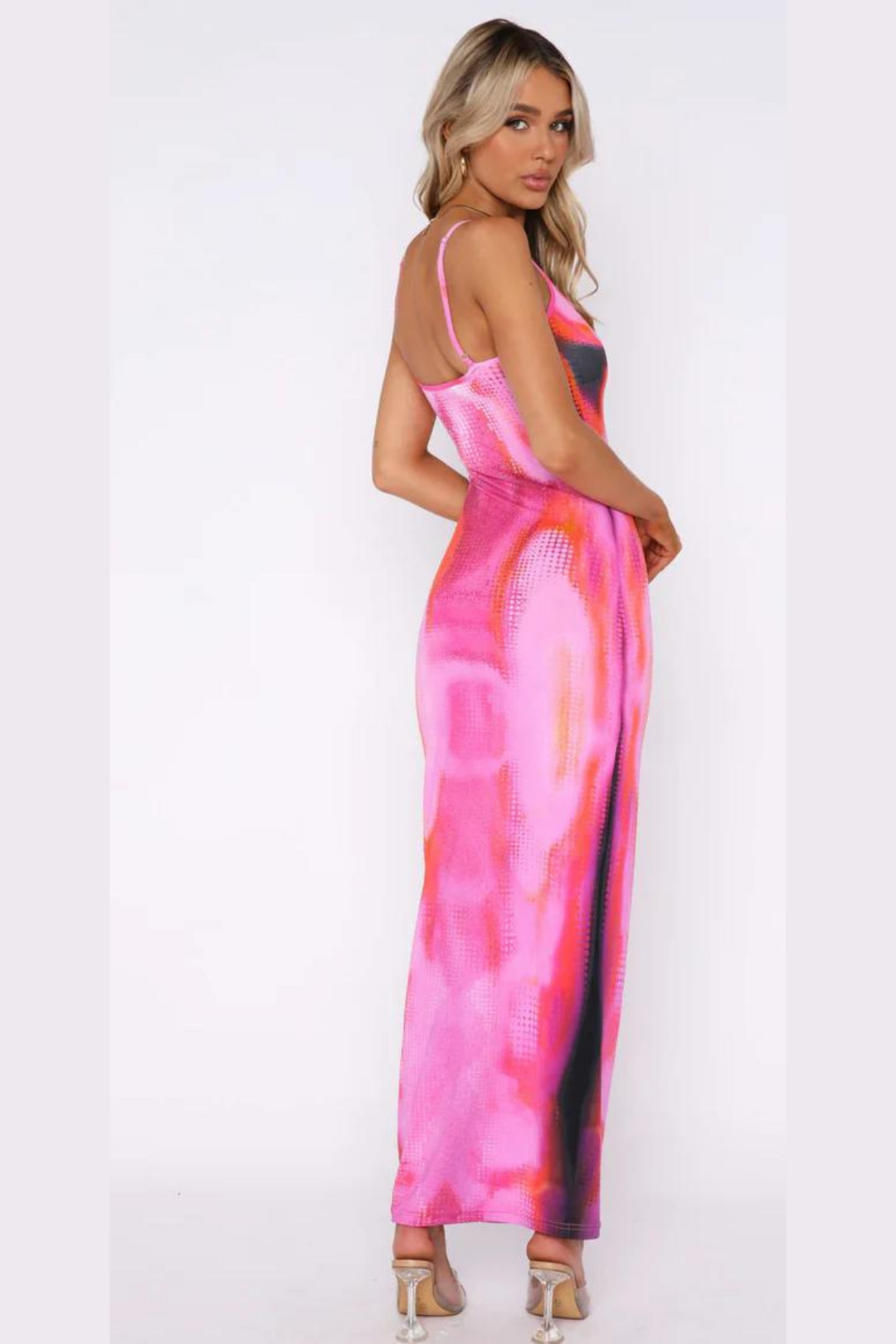 Levoire | Robe Sans Manches Brillante Robe Bodycon Hologramme Robe