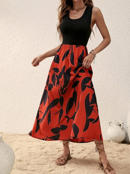 Levoire | Robe, Sans Manches, Col Rond, Robe D'Été, Robe De Soleil