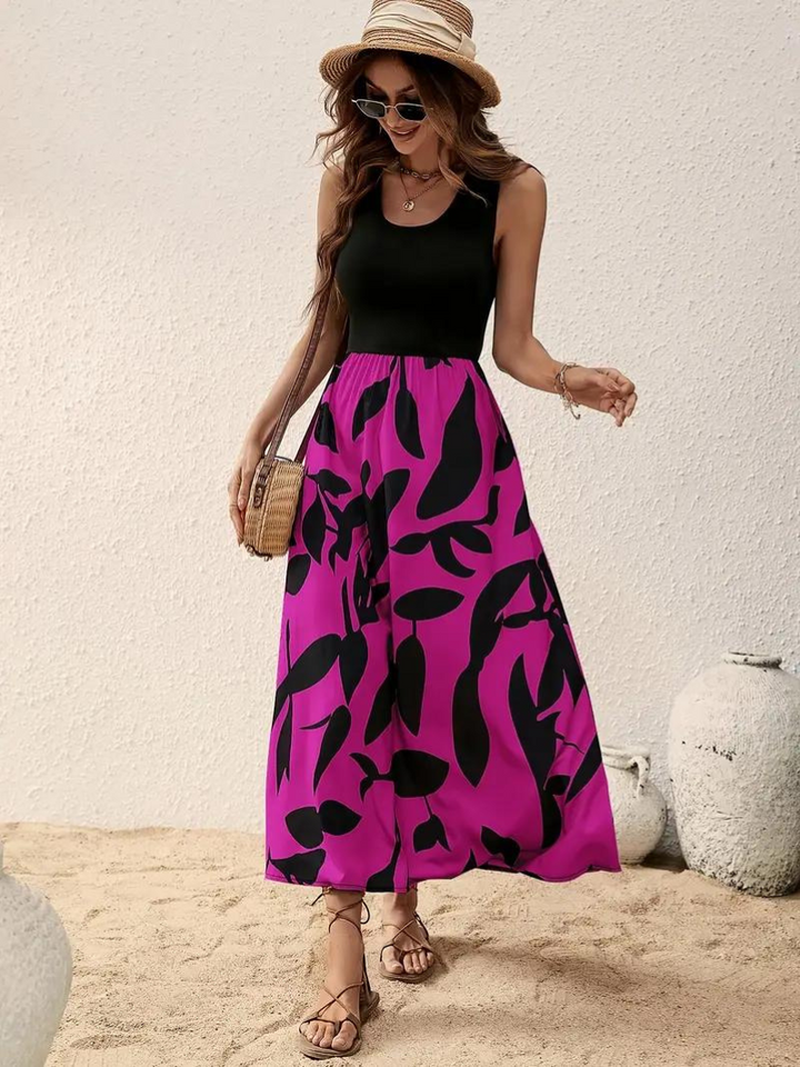 Levoire | Robe, Sans Manches, Col Rond, Robe D'Été, Robe De Soleil