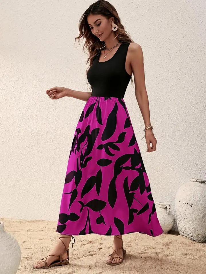 Levoire | Robe, Sans Manches, Col Rond, Robe D'Été, Robe De Soleil