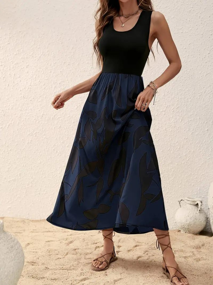 Levoire | Robe, Sans Manches, Col Rond, Robe D'Été, Robe De Soleil