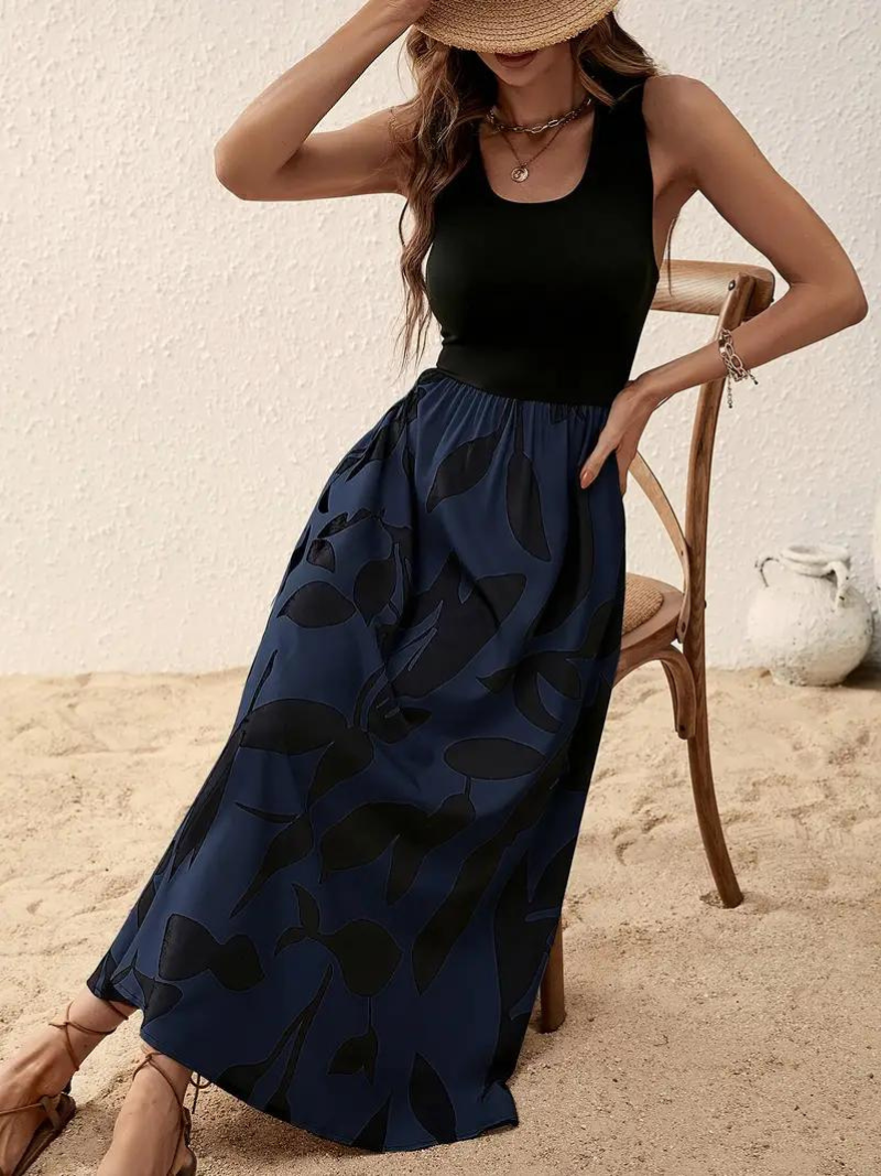 Levoire | Robe, Sans Manches, Col Rond, Robe D'Été, Robe De Soleil