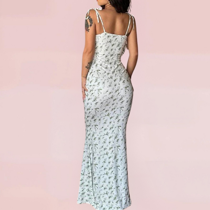 Levoire | Robe D'Été Bodycon Sans Manches À Fleurs