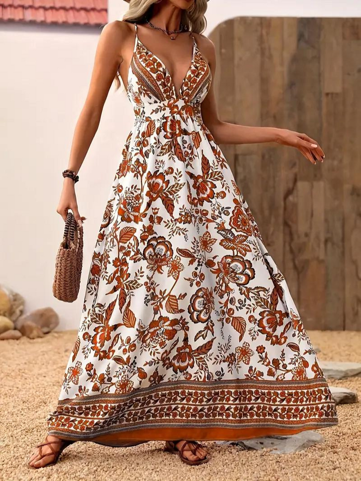 Levoire | Robe, Dos Nu, Robe D'Été Fleuri, Robe De Soleil