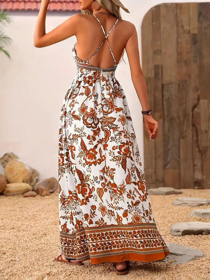 Levoire | Robe, Dos Nu, Robe D'Été Fleuri, Robe De Soleil