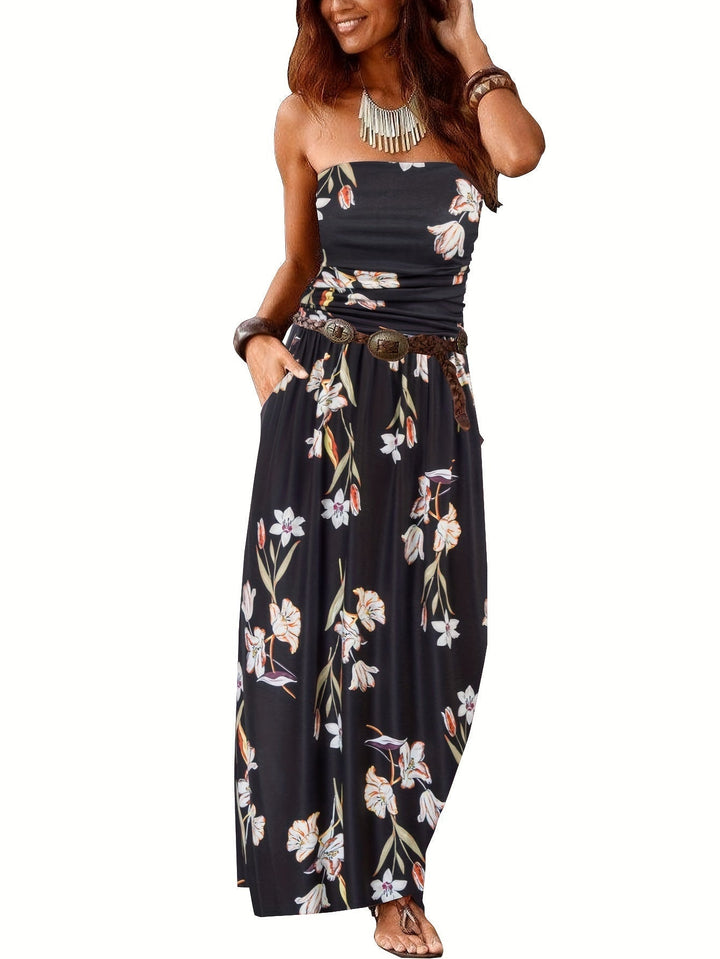 Levoire | Robe Boho Eté Bustier Robe Tube Bunt