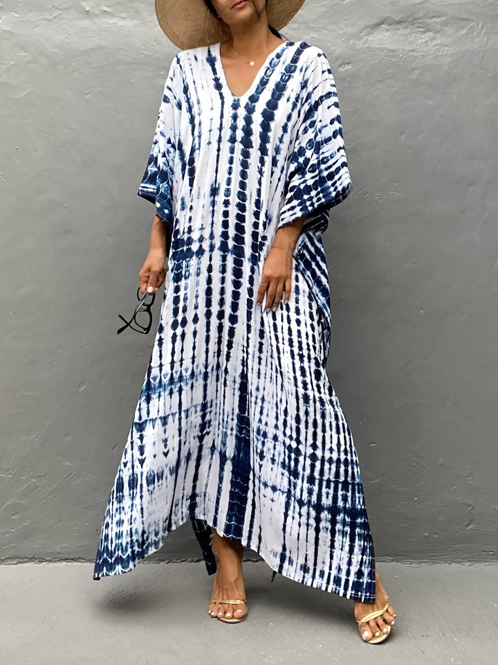 Levoire | Robe Coupe Ample Manches Courtes Robe D'Été Robe Boho