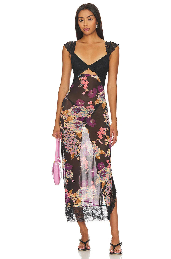 Levoire | Robe Dos Ouvert Sans Manches Robe Découpée Robe D'Été