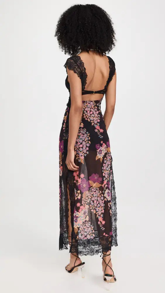 Levoire | Robe Dos Ouvert Sans Manches Robe Découpée Robe D'Été