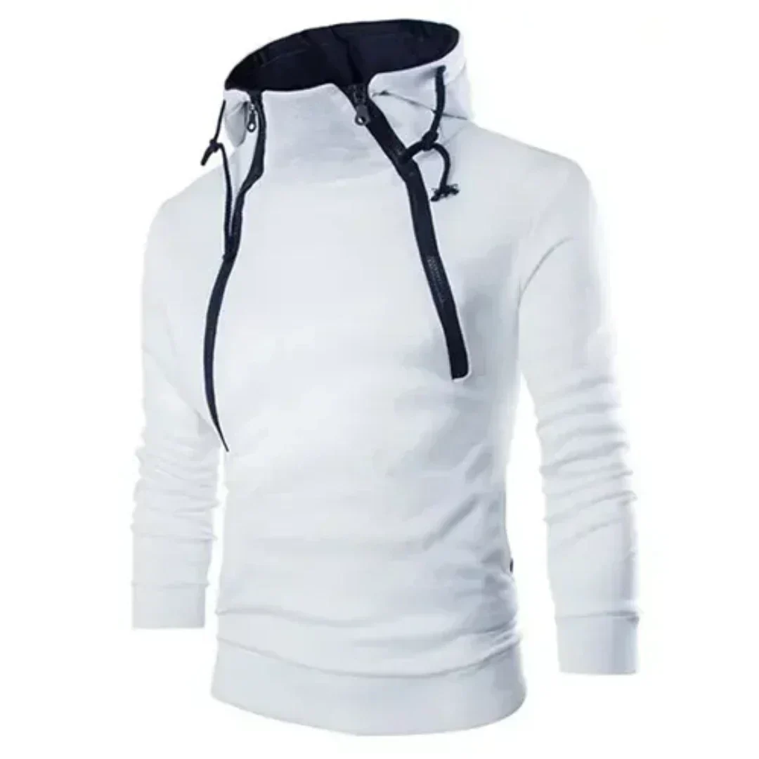Levoire | Sweat À Capuche Sportif Pour Hommes Blanc
