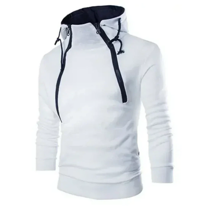 Levoire | Sweat À Capuche Sportif Pour Hommes Blanc