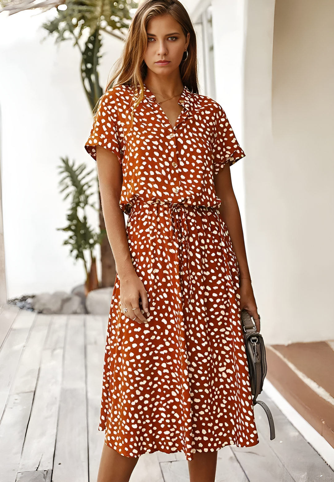 Levoire | Design De Robe Inspiré Bohème Flatteur Orange