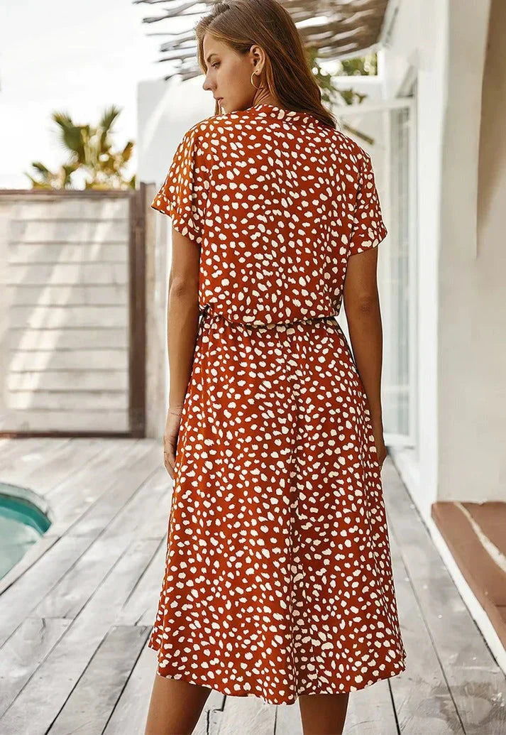 Levoire | Robe D'Été Midi Style Bohémien