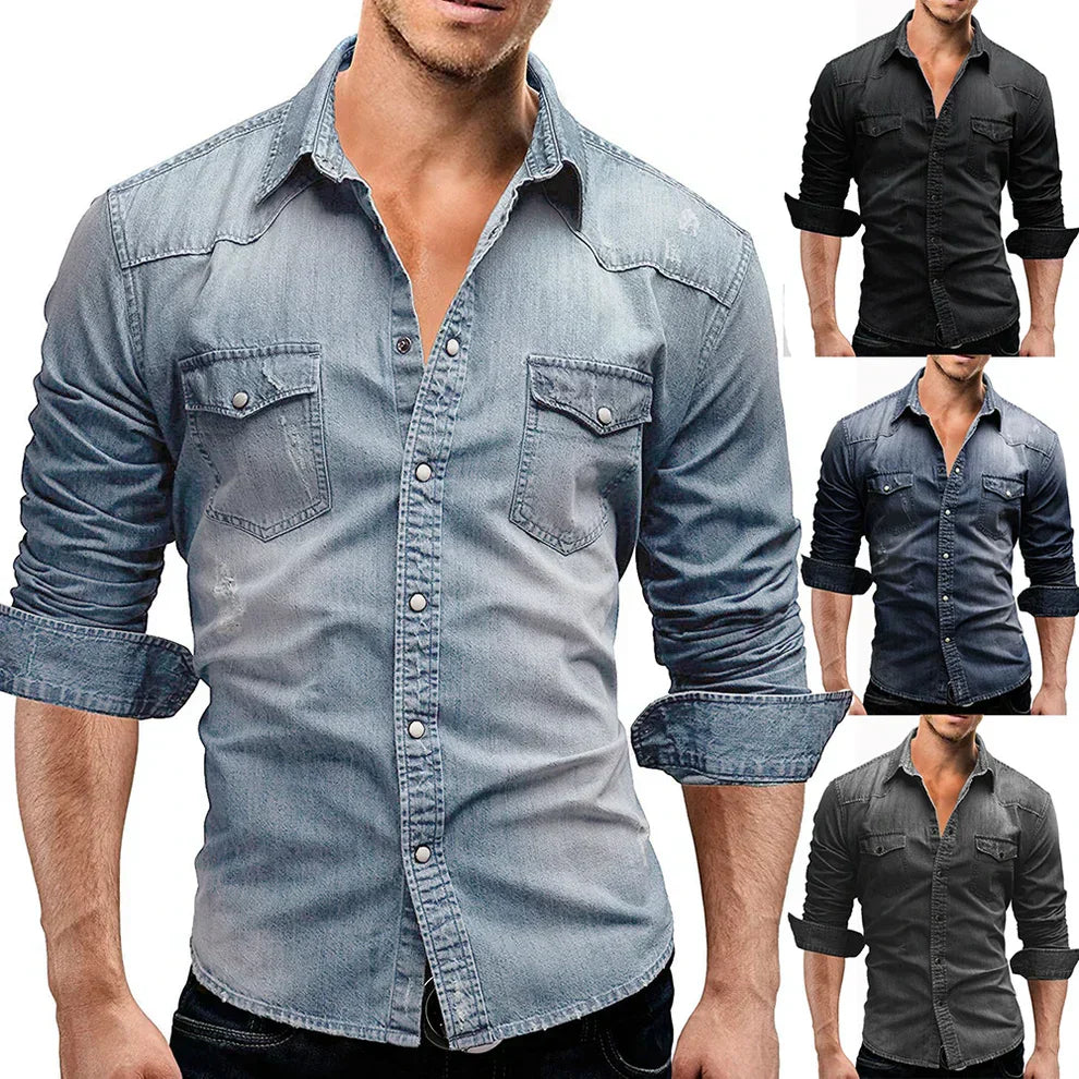 Levoire | Chemise En Denim Pour Hommes