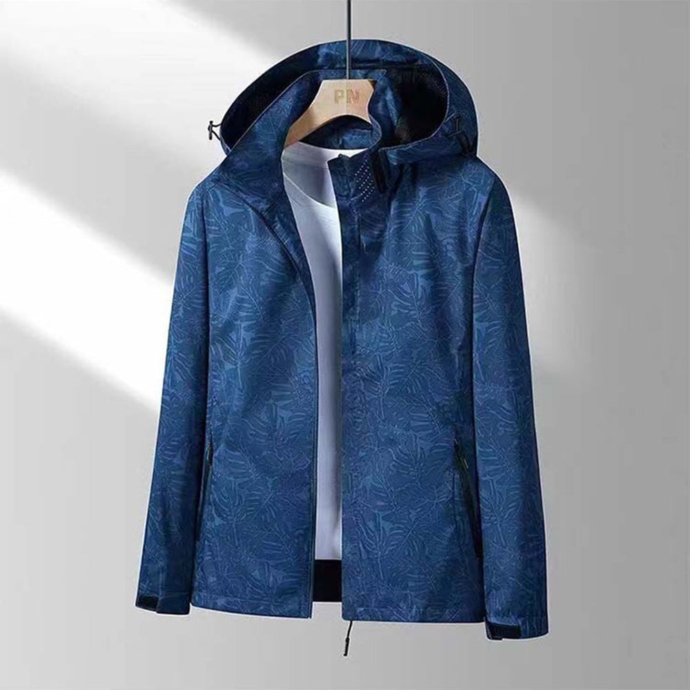 Levoire | Veste Pratique Avec Capuche Pour Femmes Bleu marine
