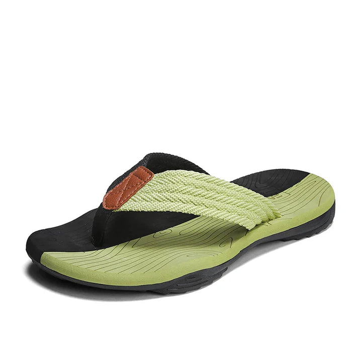 Levoire | Sandales À Orteils Confortables Noir vert