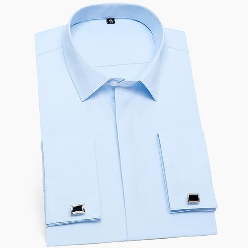 Levoire | Chemise De Bureau Classique Pour Hommes Bleu ciel