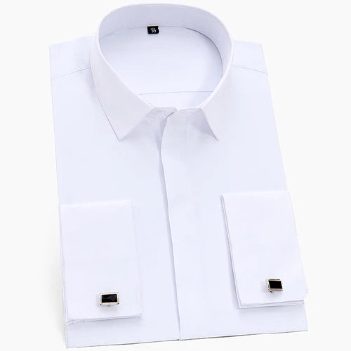 Levoire | Chemise De Bureau Classique Pour Hommes Blanc