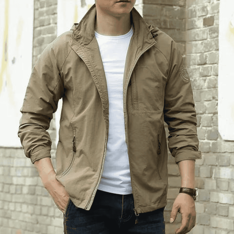 Levoire | Élégant Et Confortable Veste De Printemps Pour Hommes Beige