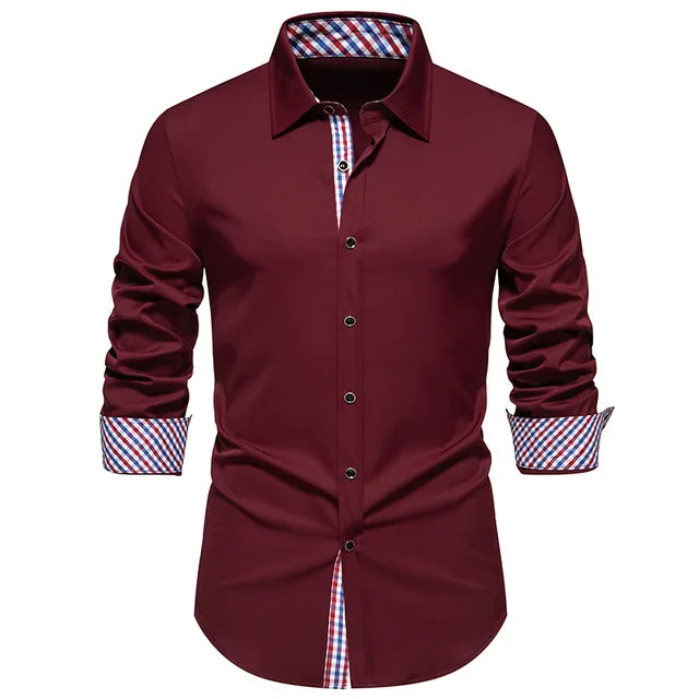 Levoire | Chemise À Manches Longues Intemporelle Hommes