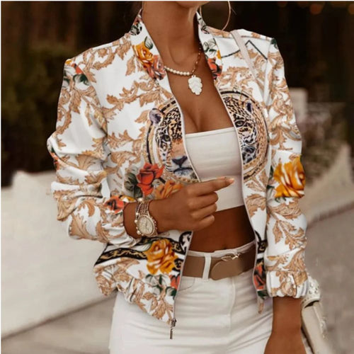 Levoire | Veste Bombers Rétro Avec Imprimé