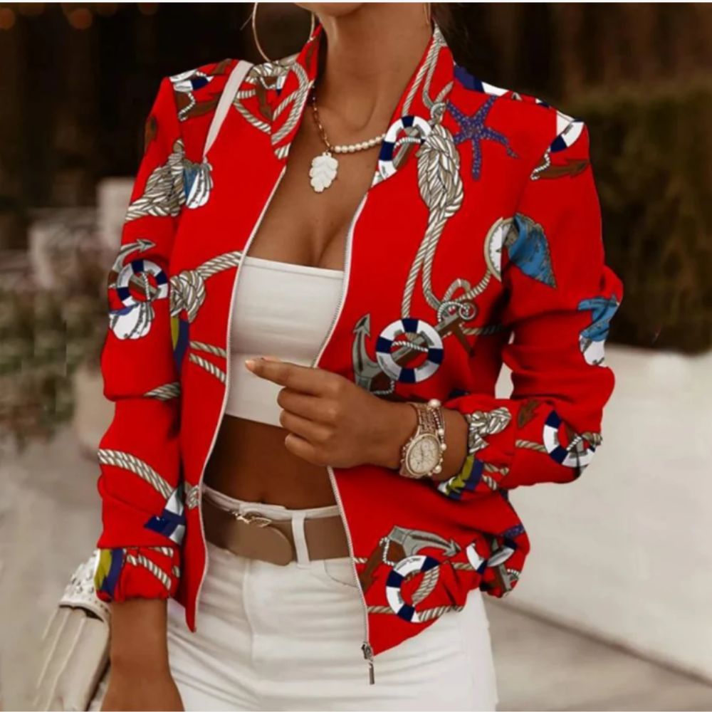 Levoire | Veste Bombers Rétro Avec Imprimé Rot