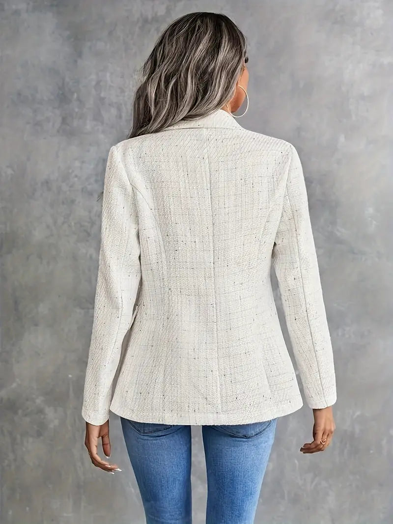 Levoire | Blazer Double Boutonnage Beige Pour Femmes