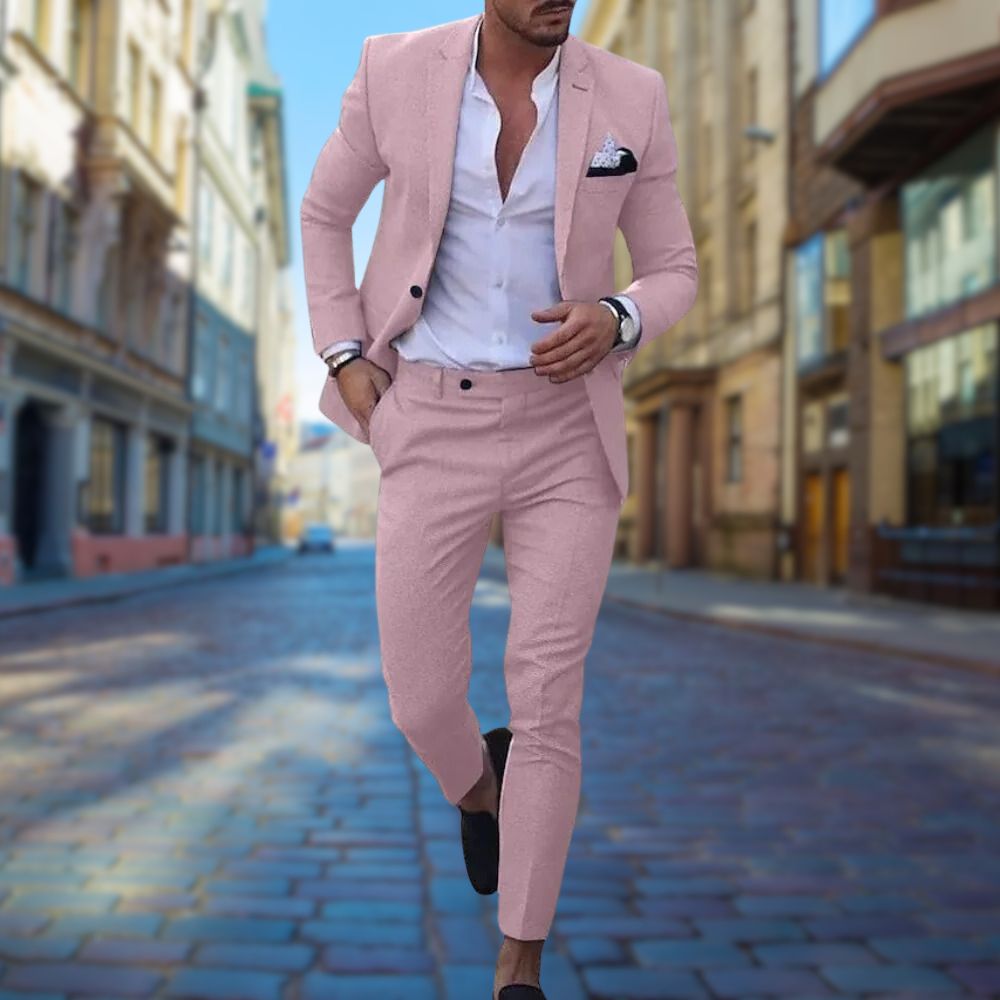 Levoire | Blazer élégant à coupe slim Rosa