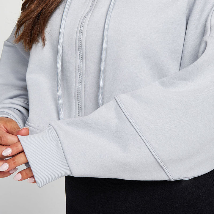 Levoire | Sweat À Capuche Cropped Sportif Avec Zip