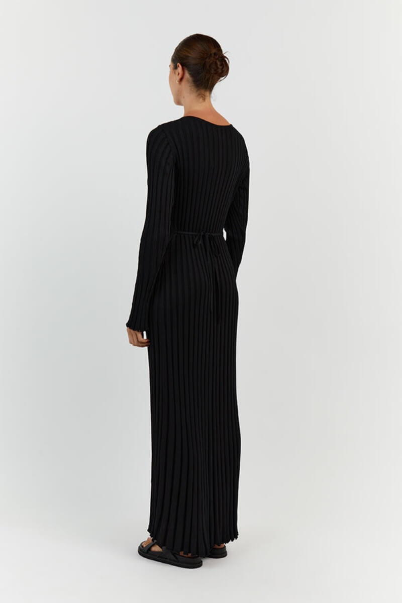 Levoire | Robe En Maille Avec Décolleté En V