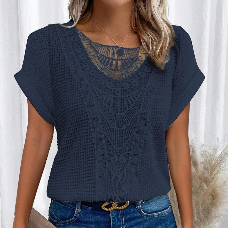 Levoire | Chemise Avec Col Classique Bleu foncé