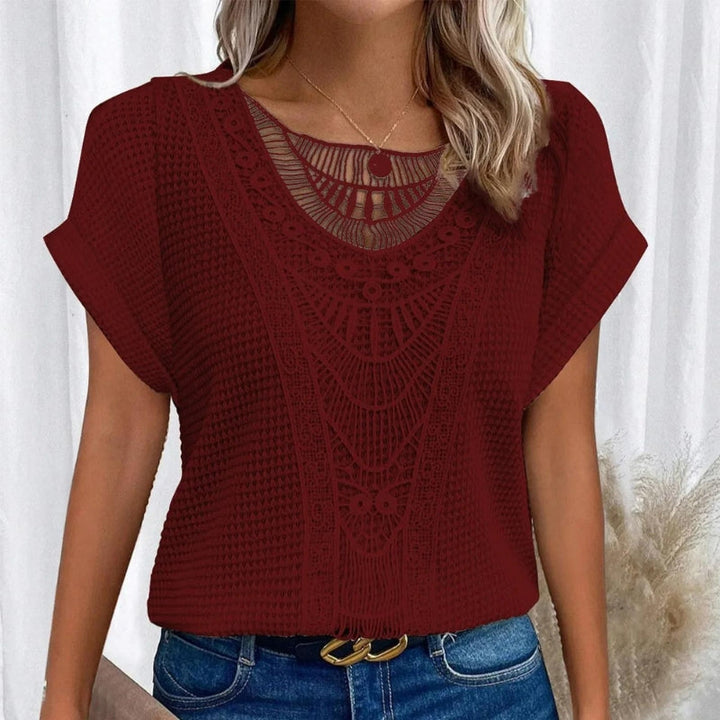 Levoire | Chemise Avec Col Classique Rot