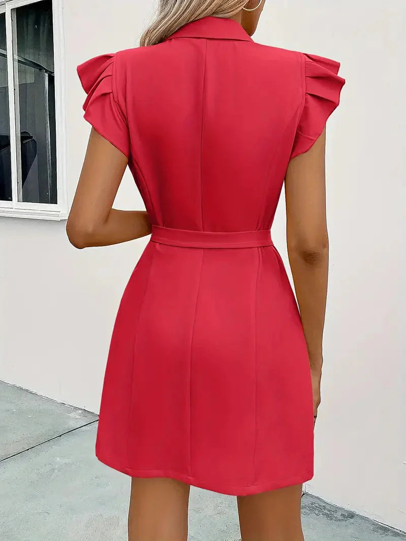 Levoire | Robe, Fermeture À Boutons, Ceinture, Robe D'Été, Robe De Fête