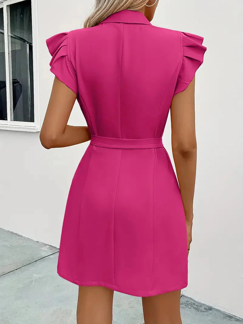 Levoire | Robe, Fermeture À Boutons, Ceinture, Robe D'Été, Robe De Fête