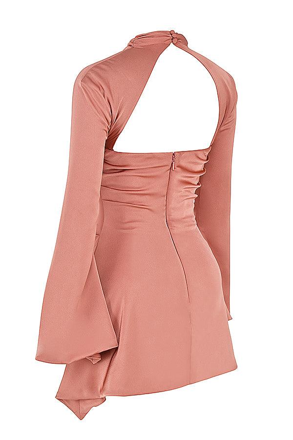 Levoire | Robe De Fête Corset Découpée À Manches Longues