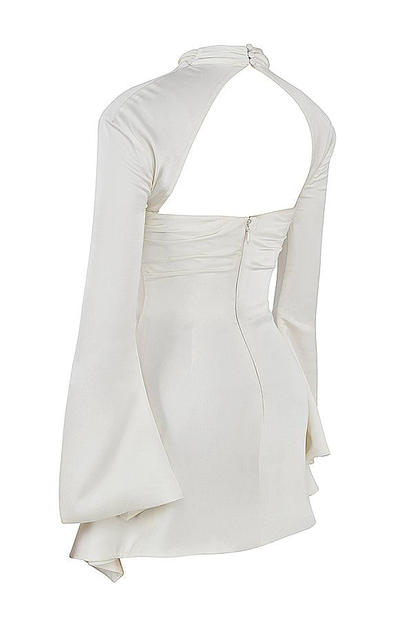 Levoire | Robe De Fête Corset Découpée À Manches Longues