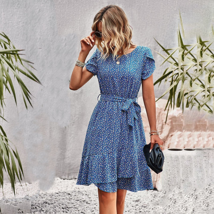 Levoire | Robe D'Été À Motifs Floraux Bleu