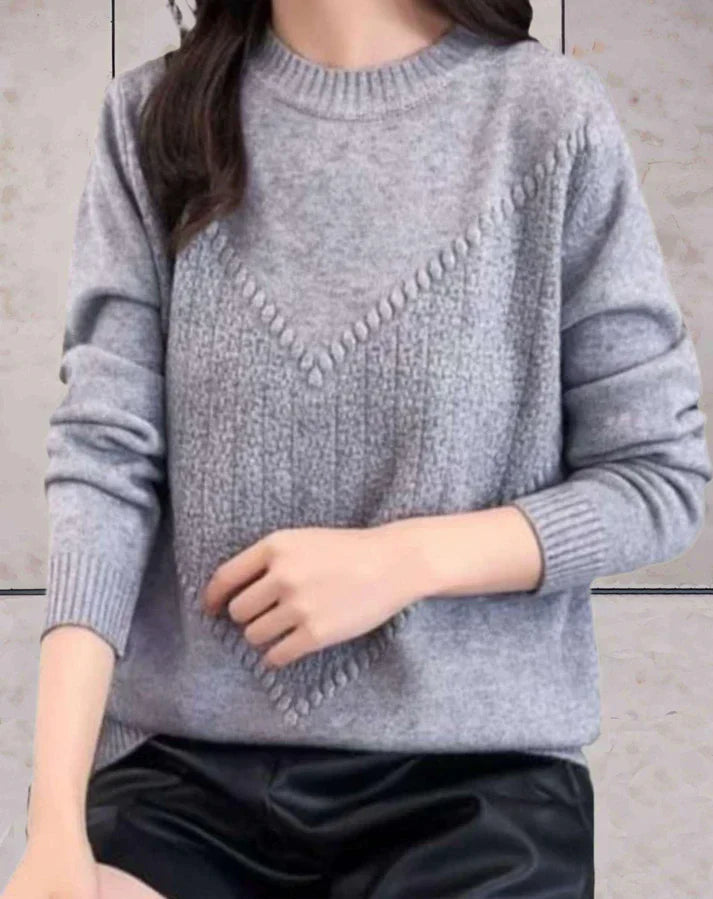 Levoire | Pull En Tricot Luxueux Pour Femmes Gris
